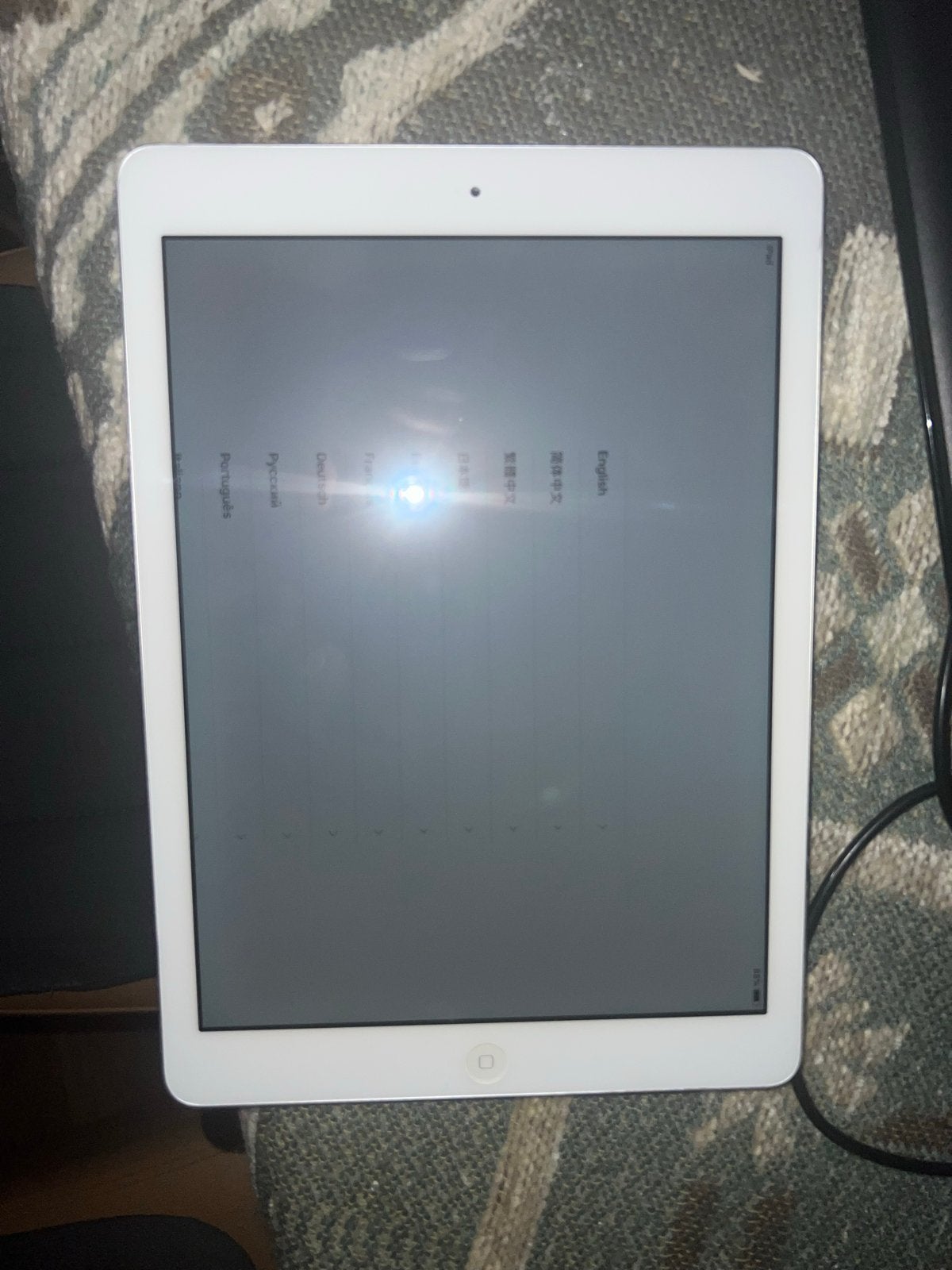 Apple iPad Air 16GB Wi-Fi - Wit/Zilver (zonder lader), Computers en Software, Apple iPads, 10 inch, Gebruikt, Wit, Apple iPad Air