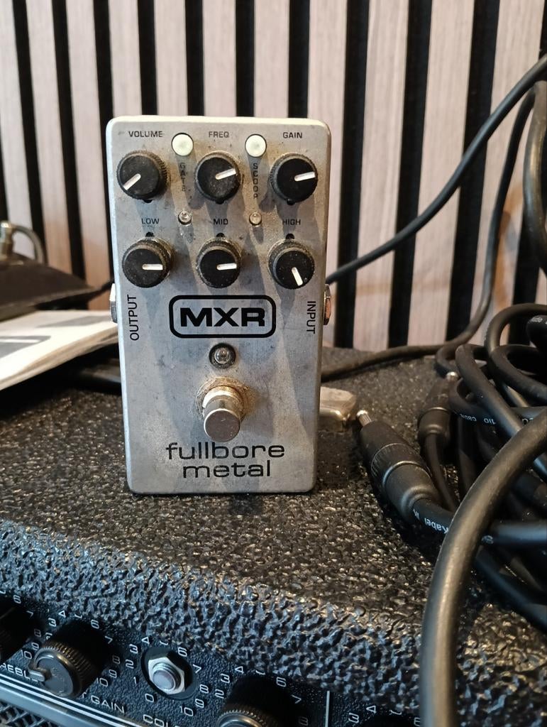 MXR fullbore metal, Muziek en Instrumenten, Effecten, Ophalen of Verzenden, Zo goed als nieuw, Distortion, Overdrive of Fuzz