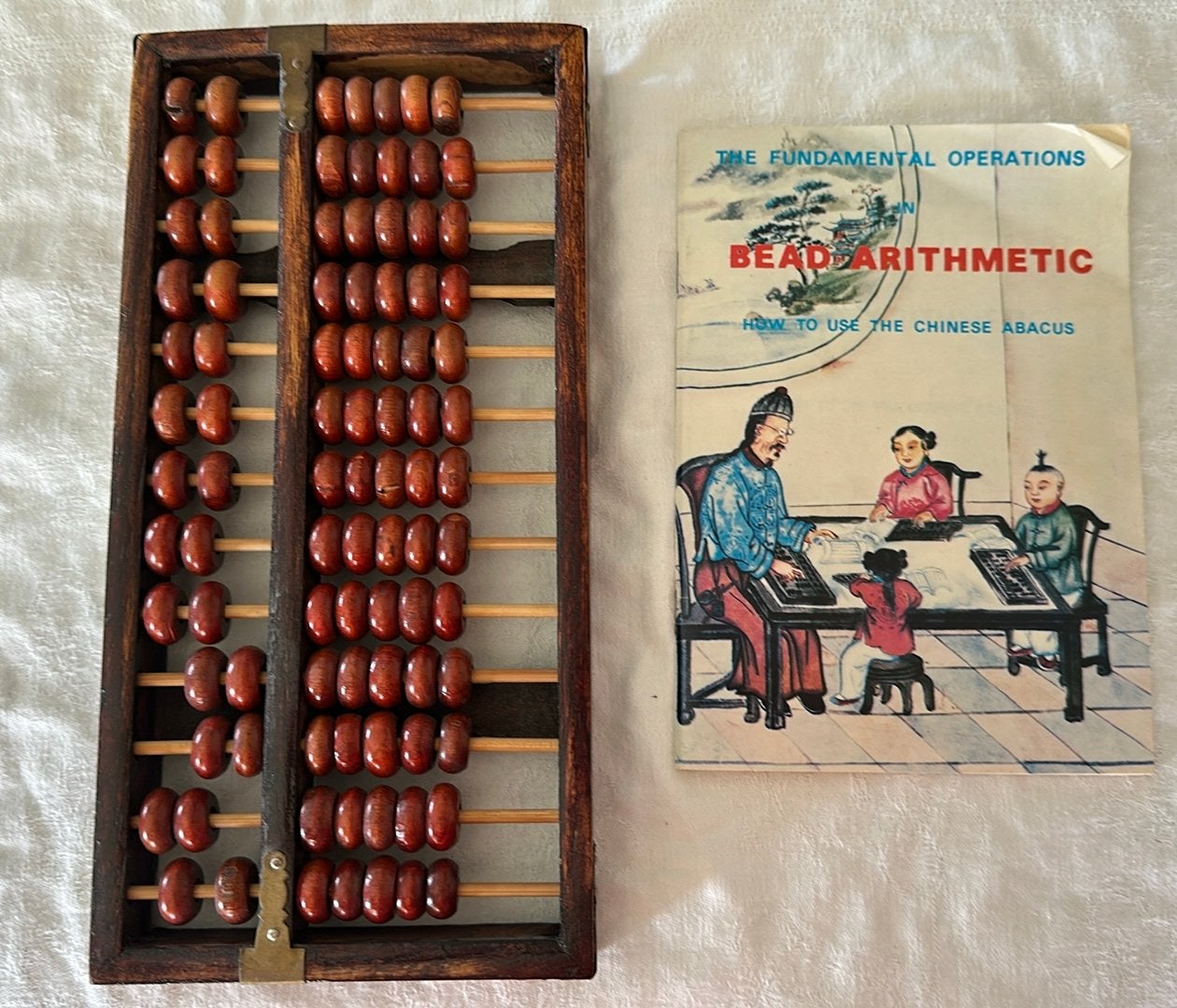 Chinees Telraam Abacus met Engelse Instructieboekje, Ophalen of Verzenden