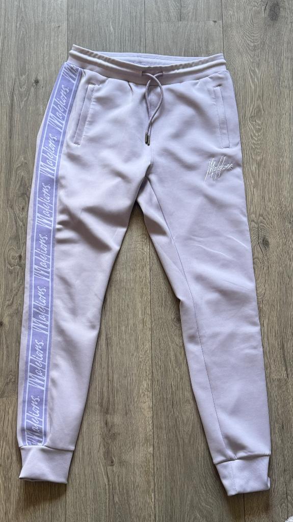 Malelions dames broek lila, Verzenden, Paars, Maat 42/44 (L), Zo goed als nieuw