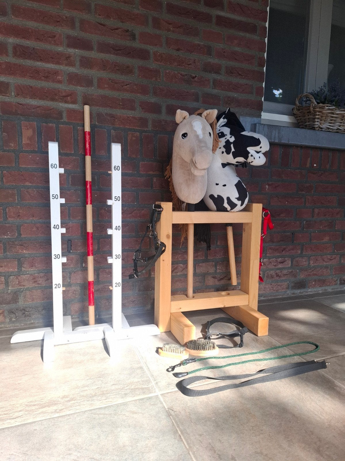 Hobby horses met spring setje, Ophalen, Gebruikt