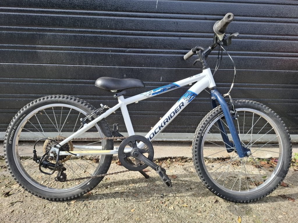 20 inch rockrider mountainbike 6 versnellingen, Niet ingevuld, Rockrider, Handrem, 20 inch