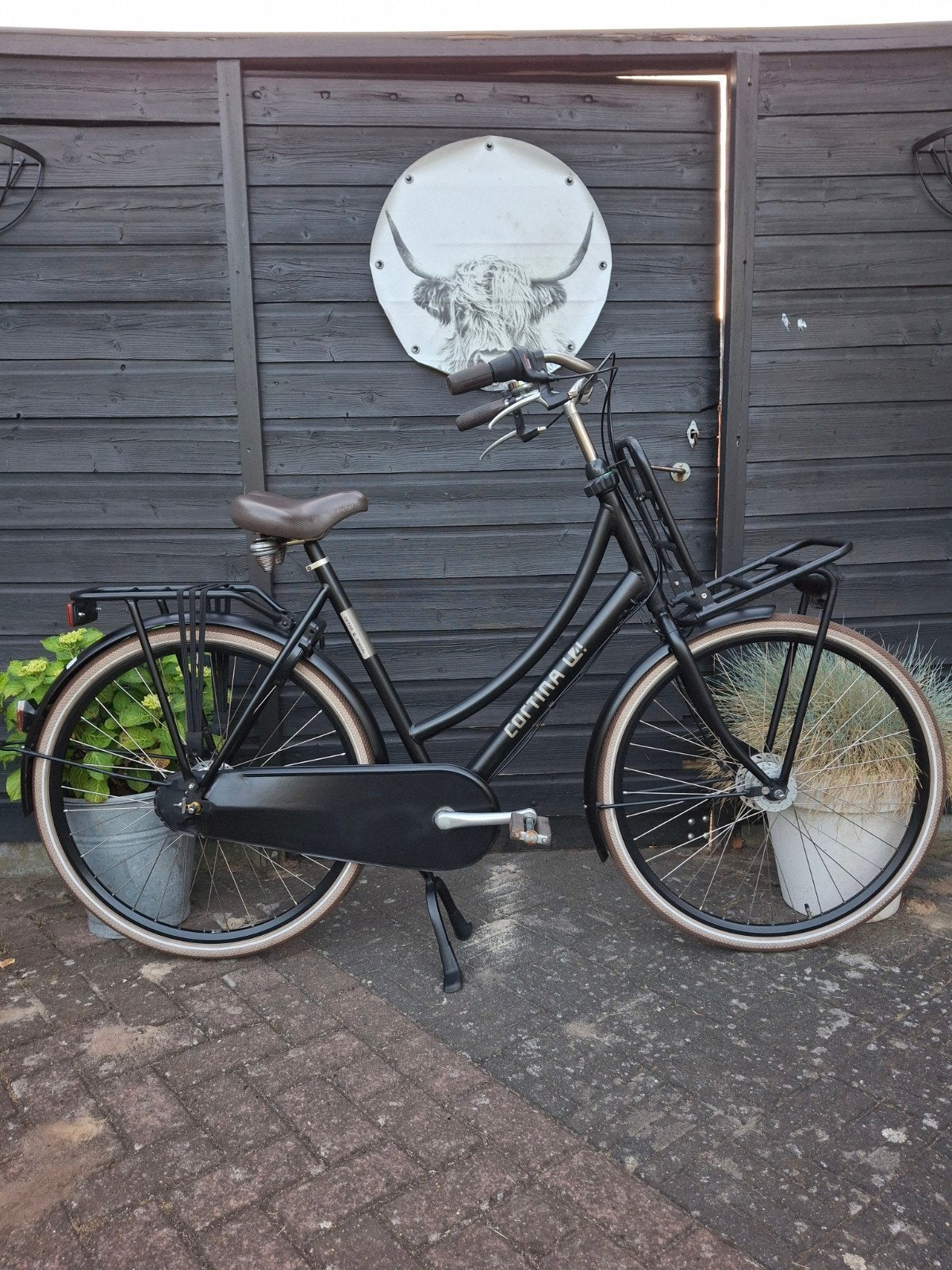Cortina U4 ND7 Transport damesfiets 28 inch 57cm 7versn ZGAN, Versnellingen, 56 cm of meer, Zo goed als nieuw, Trommelrem