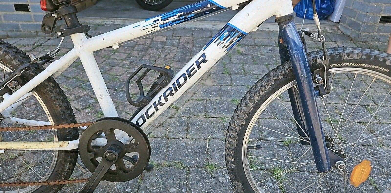 Goed 20 inch kinderfiets merk Rockrider met 6 versnellingen, Fietsen en Brommers, Fietsen | Crossfietsen en BMX, Ophalen, Gebruikt