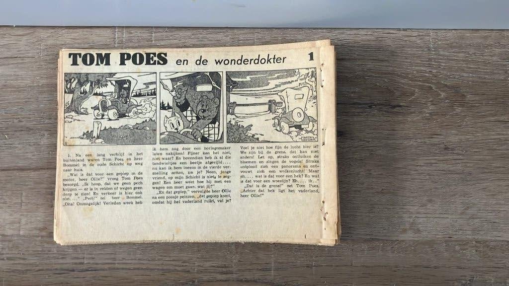 Tom poes krantenverhaal 1947 NRC compleet, Ophalen of Verzenden, Olivier B, Bommel en Tom Poes, Gebruikt
