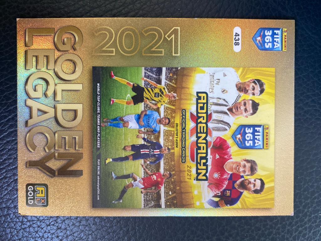 Panini FIFA 365 Adrenalyn XL 2021 Golden Legacy #438, Ophalen of Verzenden, Zo goed als nieuw, Overige sporten, Spelerskaart