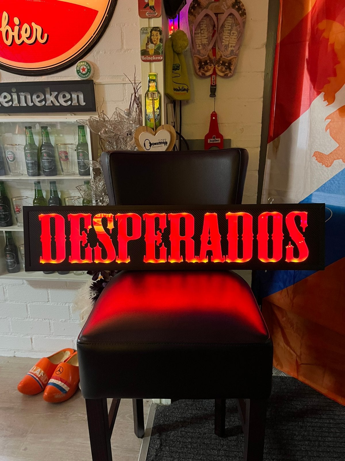 Desperados verlichting, Ophalen of Verzenden, Reclamebord, Plaat of Schild, Overige merken