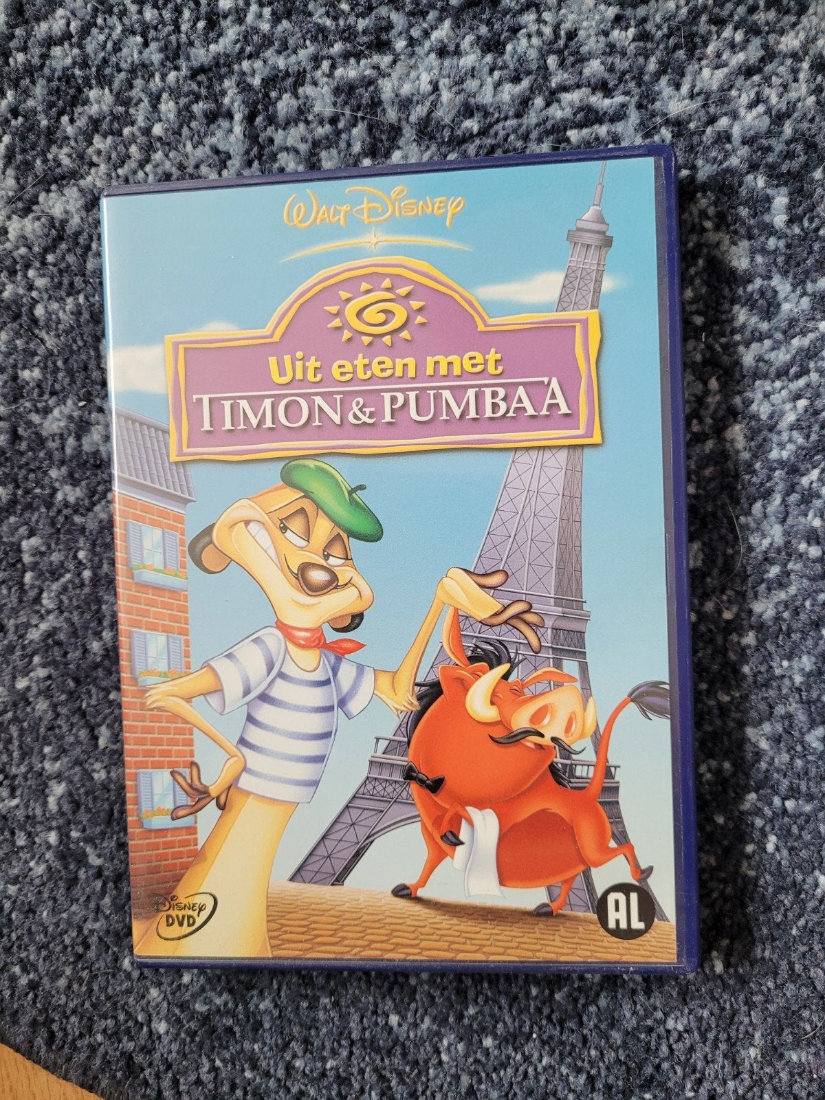 Dvd uit eten met Timon en Pumba, Alle leeftijden, Ophalen of Verzenden, Zo goed als nieuw