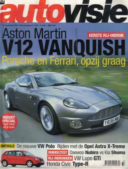 Autovisie 17 2001 : Honda Civic Type R - VW Lupo GTI - Opel, Ophalen of Verzenden, Gelezen, Algemeen