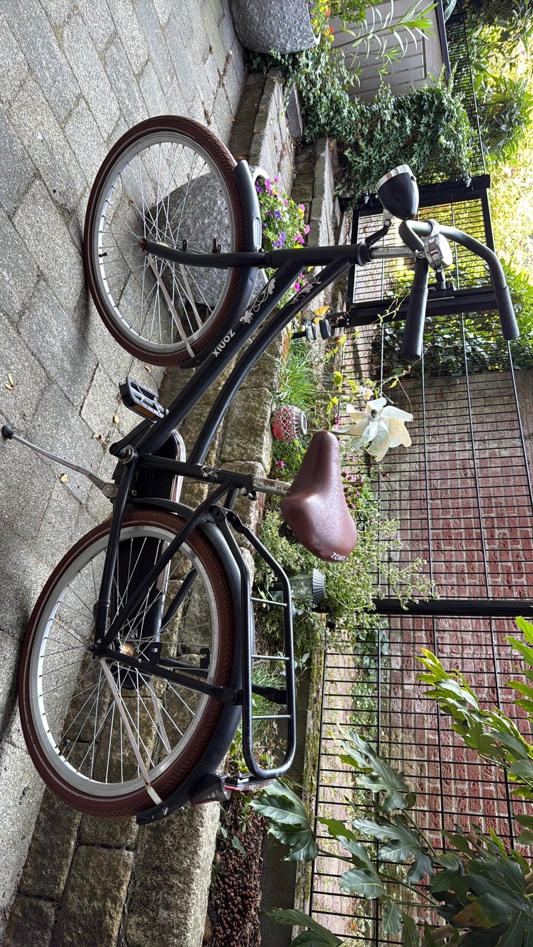24 inch meisjes oma fiets tot max 10 jaar, Minder dan 47 cm, Ophalen, Gebruikt, Terugtraprem