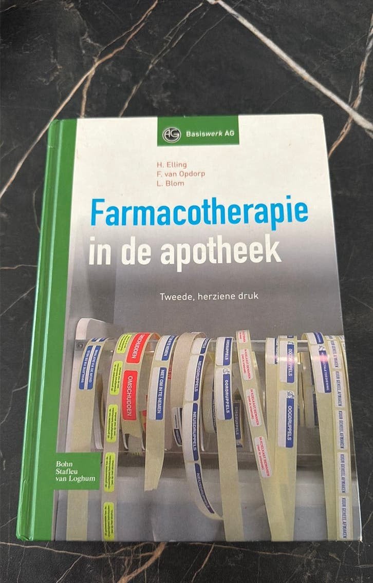 L. Blom - Farmacotherapie in de apotheek, Gelezen, L. Blom; H. Elling; F. van Opdorp, Ophalen of Verzenden, MBO