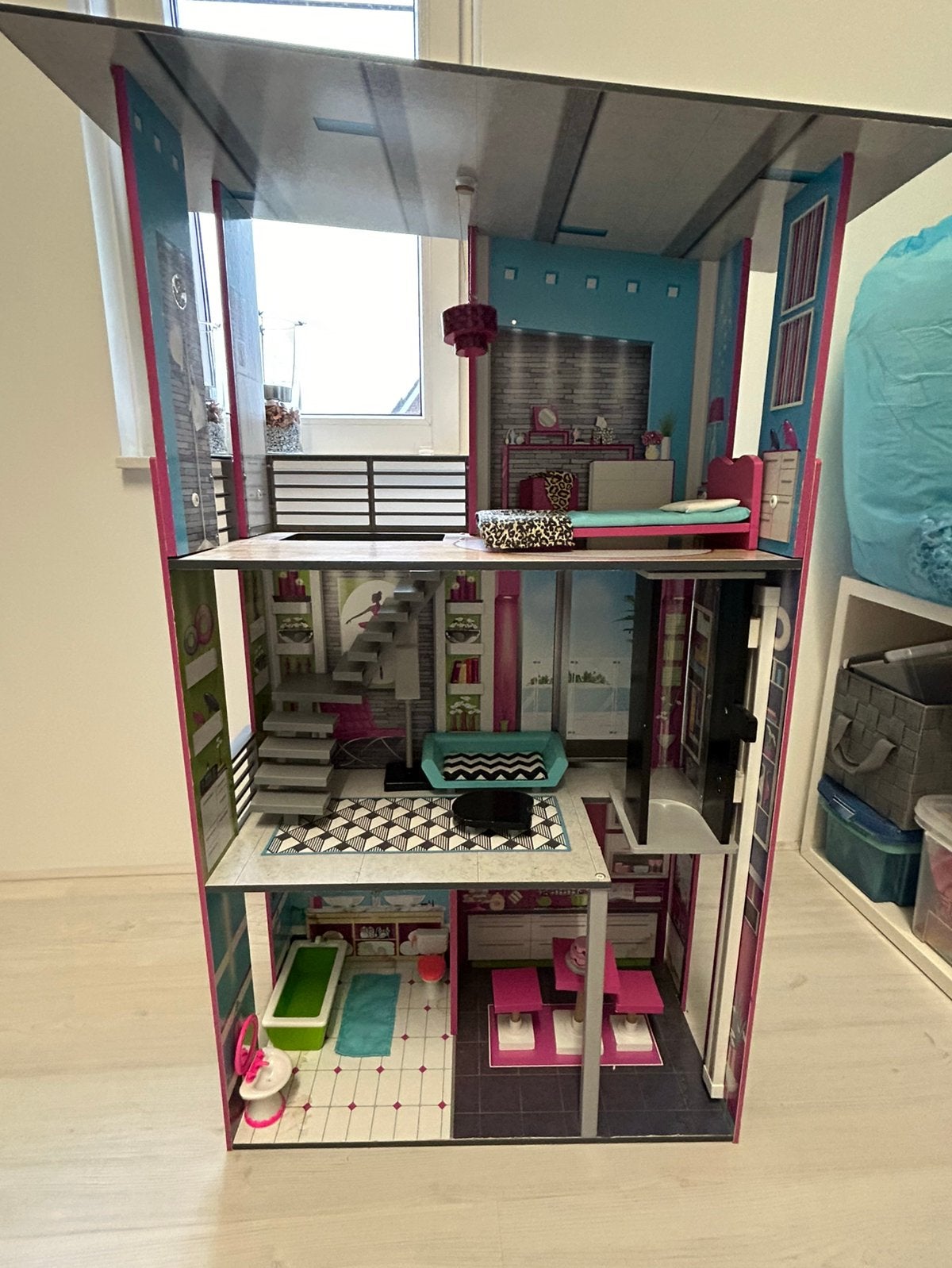 Kid kraft Barbie huis, Kinderen en Baby's, Ophalen, Gebruikt, Poppenhuis