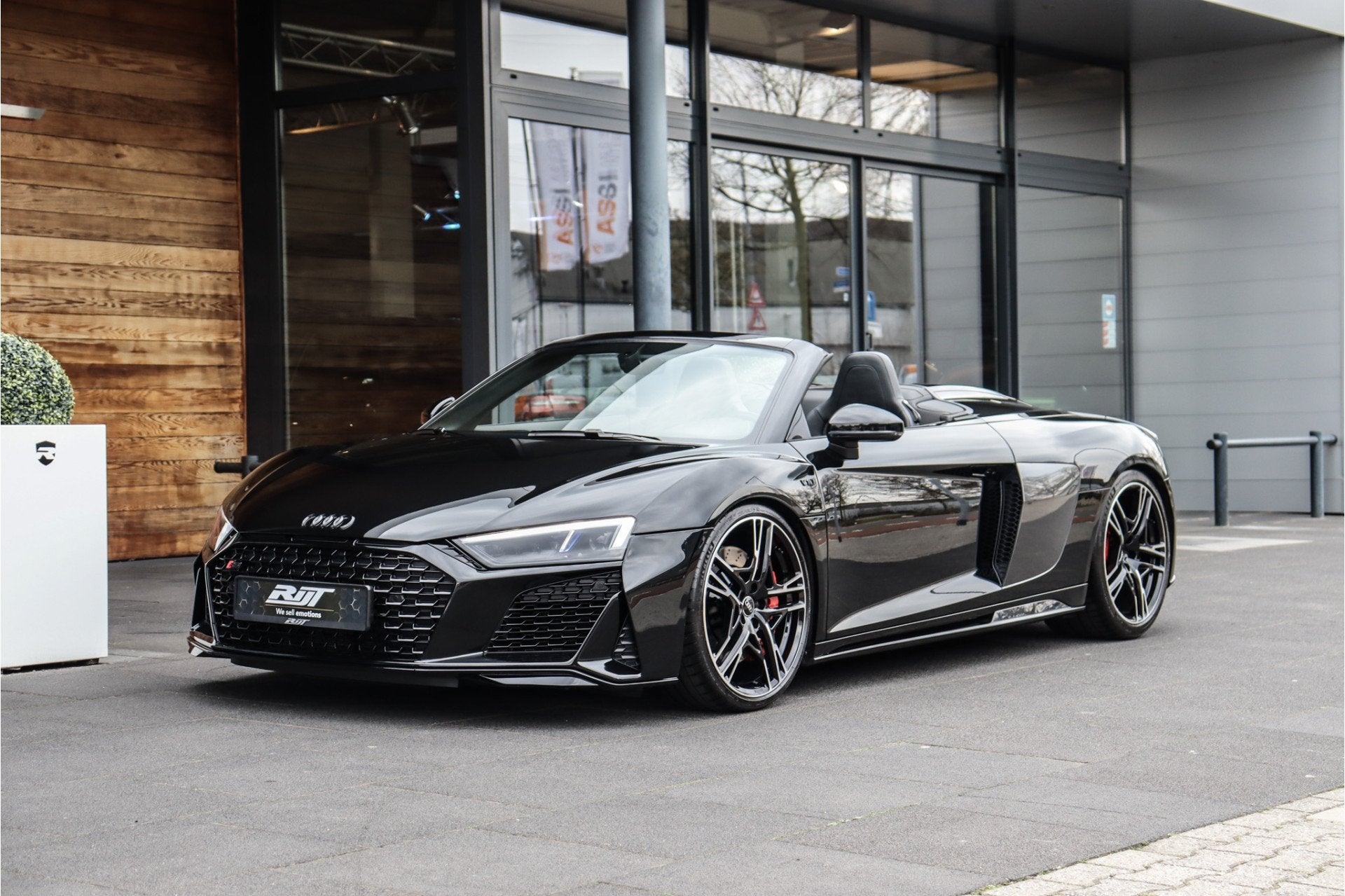 Audi R8 Spyder Quattro 5.2 V10 620pk*B&O/Camera/Recaro/Led M, Auto's, Audi, Automaat, Dealer onderhouden, Gebruikt, Zwart