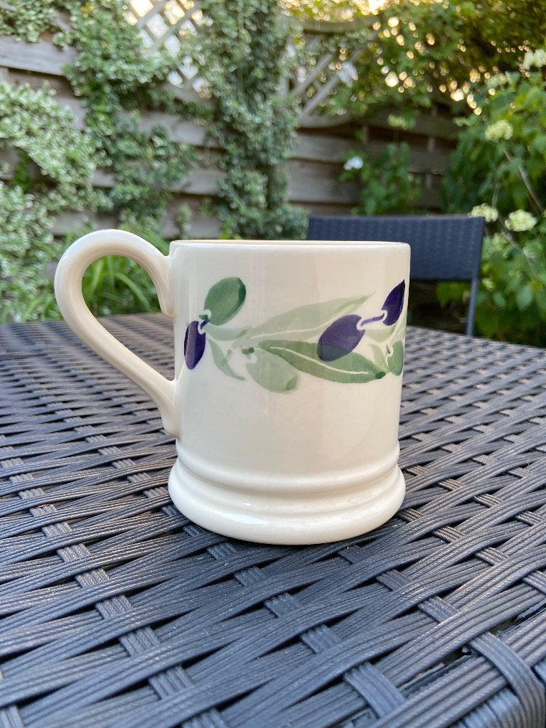 Emma Bridgewater mok olives, Ophalen of Verzenden, Zo goed als nieuw, Emma Bridgewater, Overige stijlen