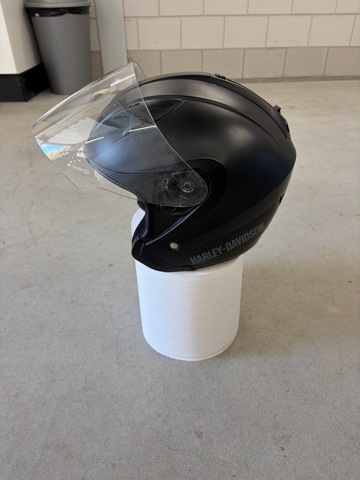 Harley-Davidson Jethelm - Mat Zwart - Maat M, Motoren, M, Heren, Jethelm, Ophalen of Verzenden
