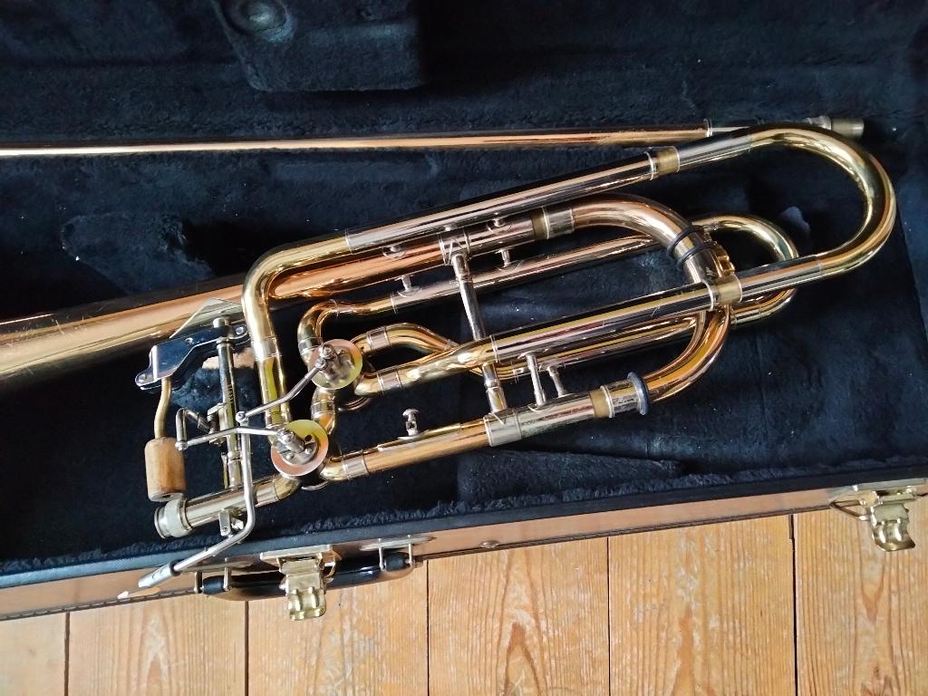 trombone, bastrombone, Muziek en Instrumenten, Ophalen, Gebruikt, Overige typen