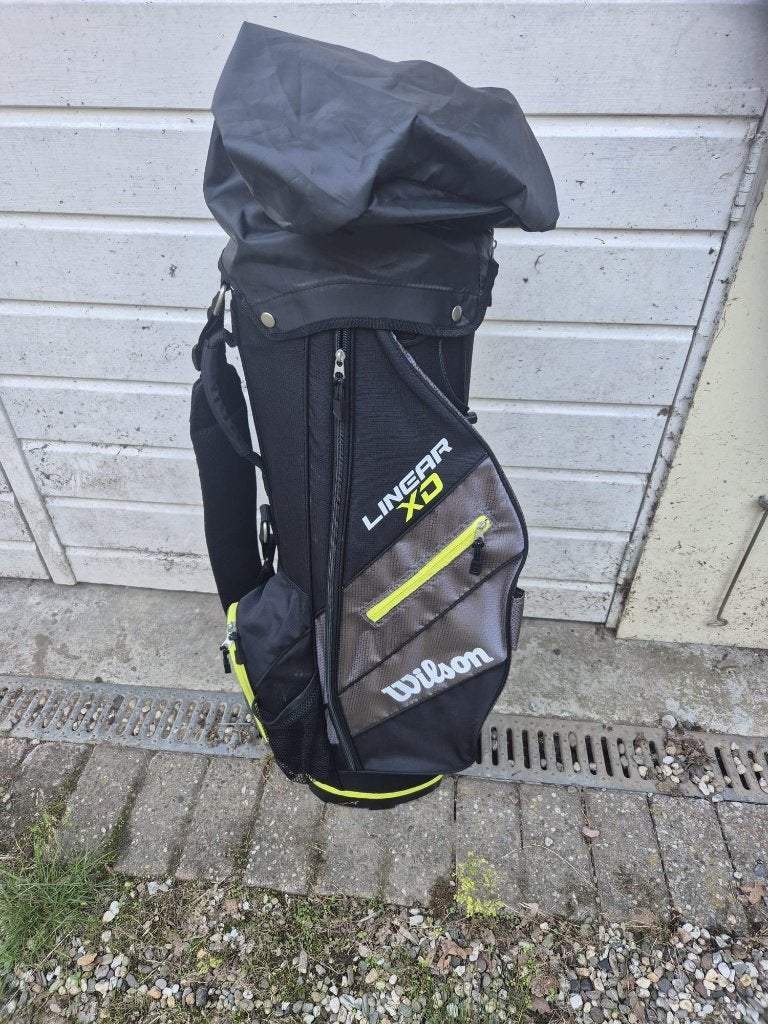 Mooie WILSON golftas linear cartbag €59,-, Ophalen of Verzenden, Zo goed als nieuw, Tas, Overige merken