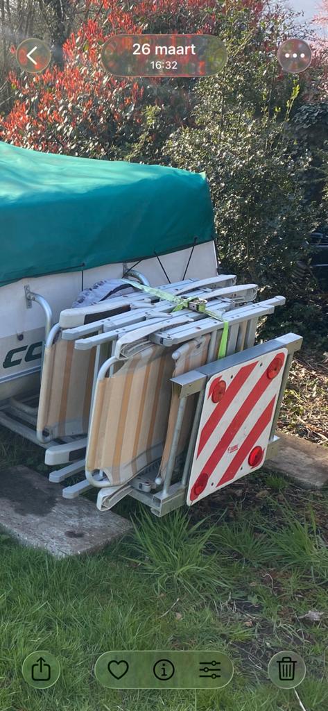 Fietsendrager steun voor Conway Cruiser vouwwagen, Ophalen, Gebruikt, Dakdrager