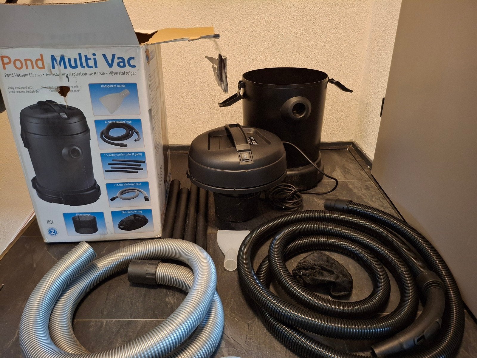 superfish pond Multi Vac vijver stofzuiger., Ophalen of Verzenden, Zo goed als nieuw, Vijverstofzuiger