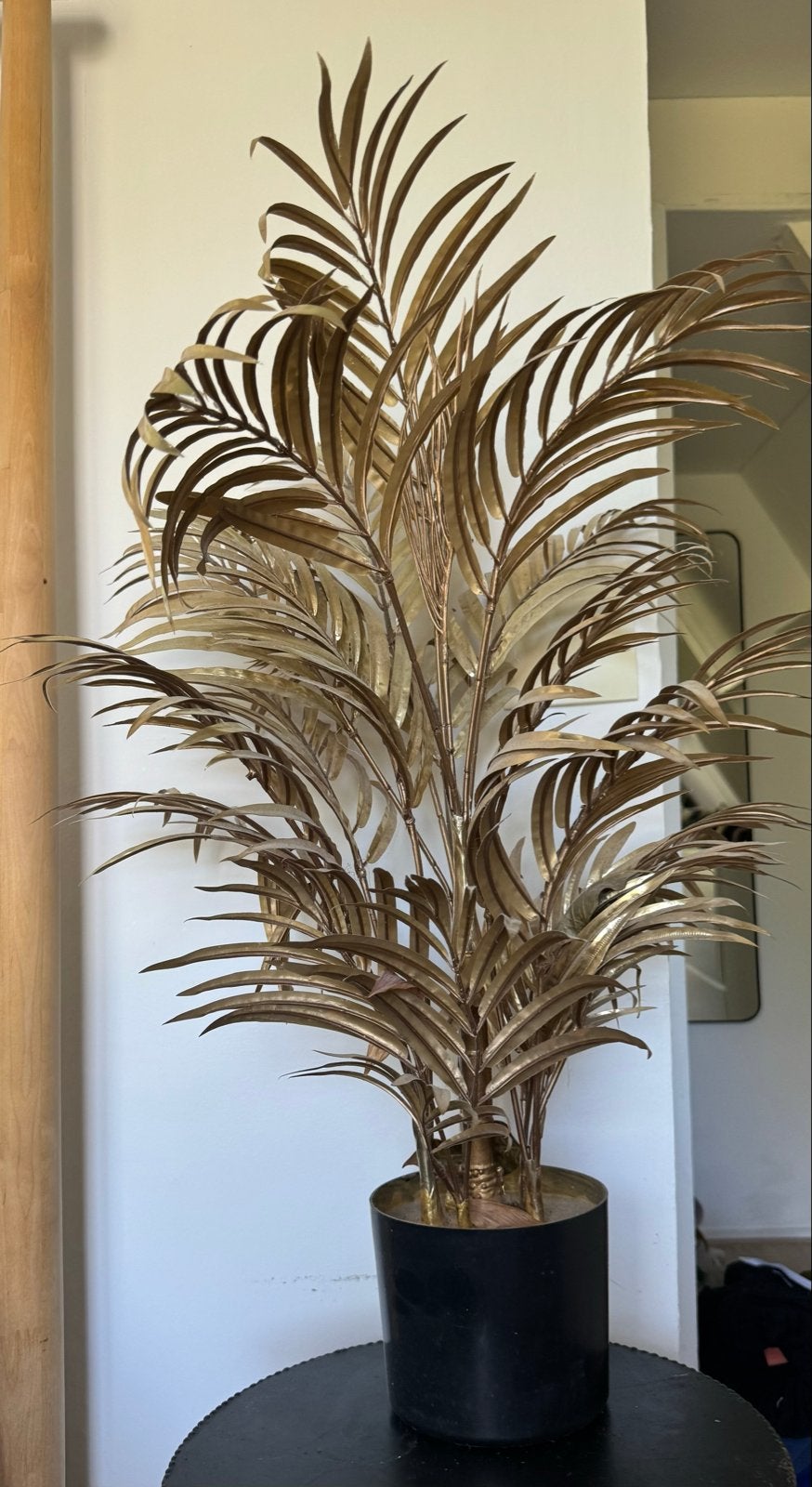 Gouden Kunstpalm - Luxe Decoratie voor Thuis, Ophalen, Binnen, Kunstplant, Zo goed als nieuw
