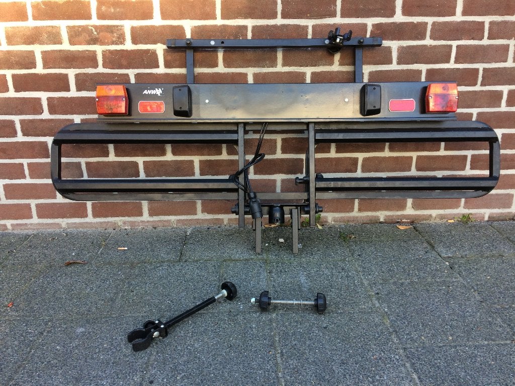 Fietsendrager, Ophalen, 2 fietsen, Gebruikt, Trekhaakdrager