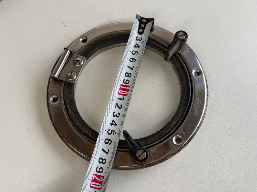 2 x Vetus 185 mm patrijspoort, Ophalen of Verzenden, Gebruikt, Lijn of Blok
