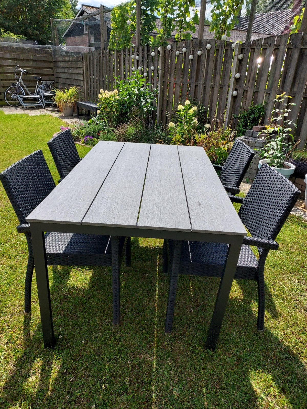 Tuintafel Zo goed als nieuw, Tuin en Terras, Tuinsets en Loungesets, Ophalen, Zo goed als nieuw