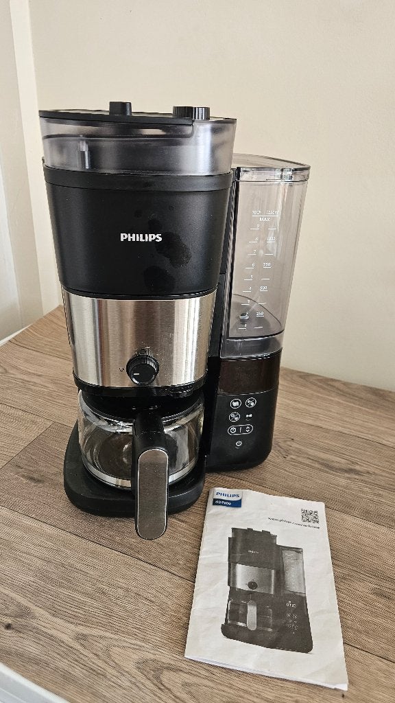 Philips All-in-1 BrewFilter-koffiezetapparaat-HD7900, Witgoed en Apparatuur, Ophalen, Afneembaar waterreservoir, Gebruikt, Koffiemachine