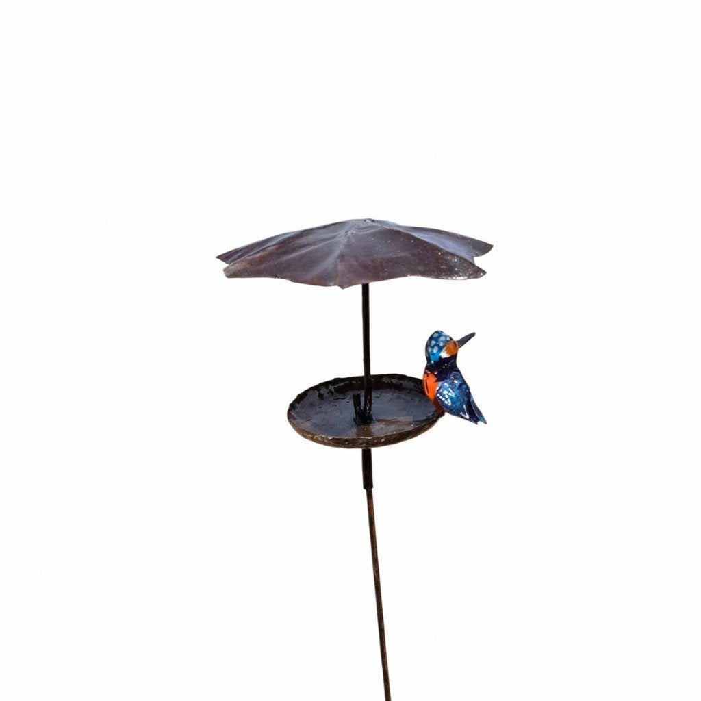 IJSVOGELTJE OP STEKER VOEDER PARAPLU - STREETART - FAIRTRADE, Ophalen of Verzenden, Nieuw