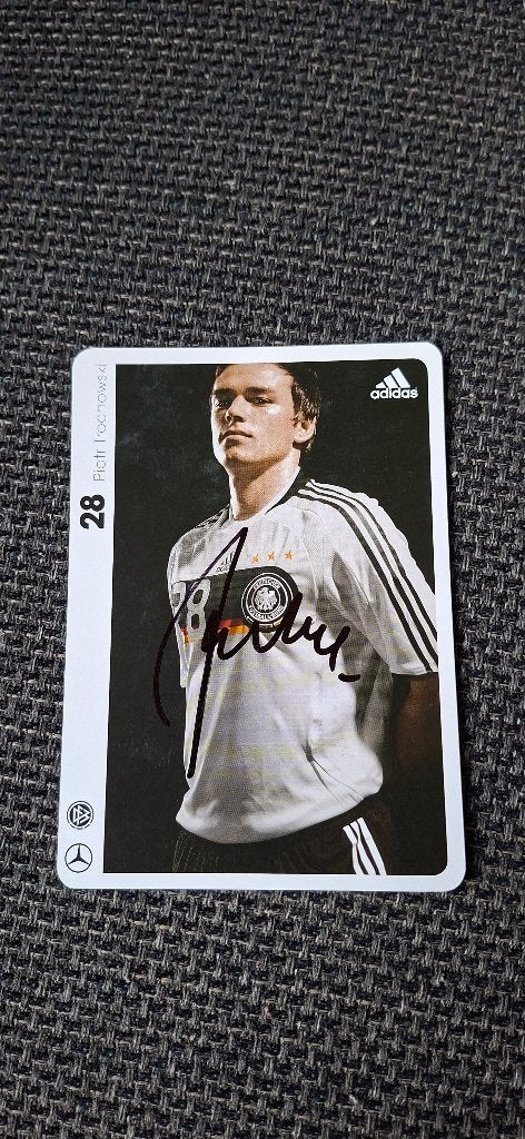 Spelerskaart met handtekening; Piotr Trochowski # Duitsland, Ophalen of Verzenden, Nieuw, Buitenlandse clubs, Spelerskaart