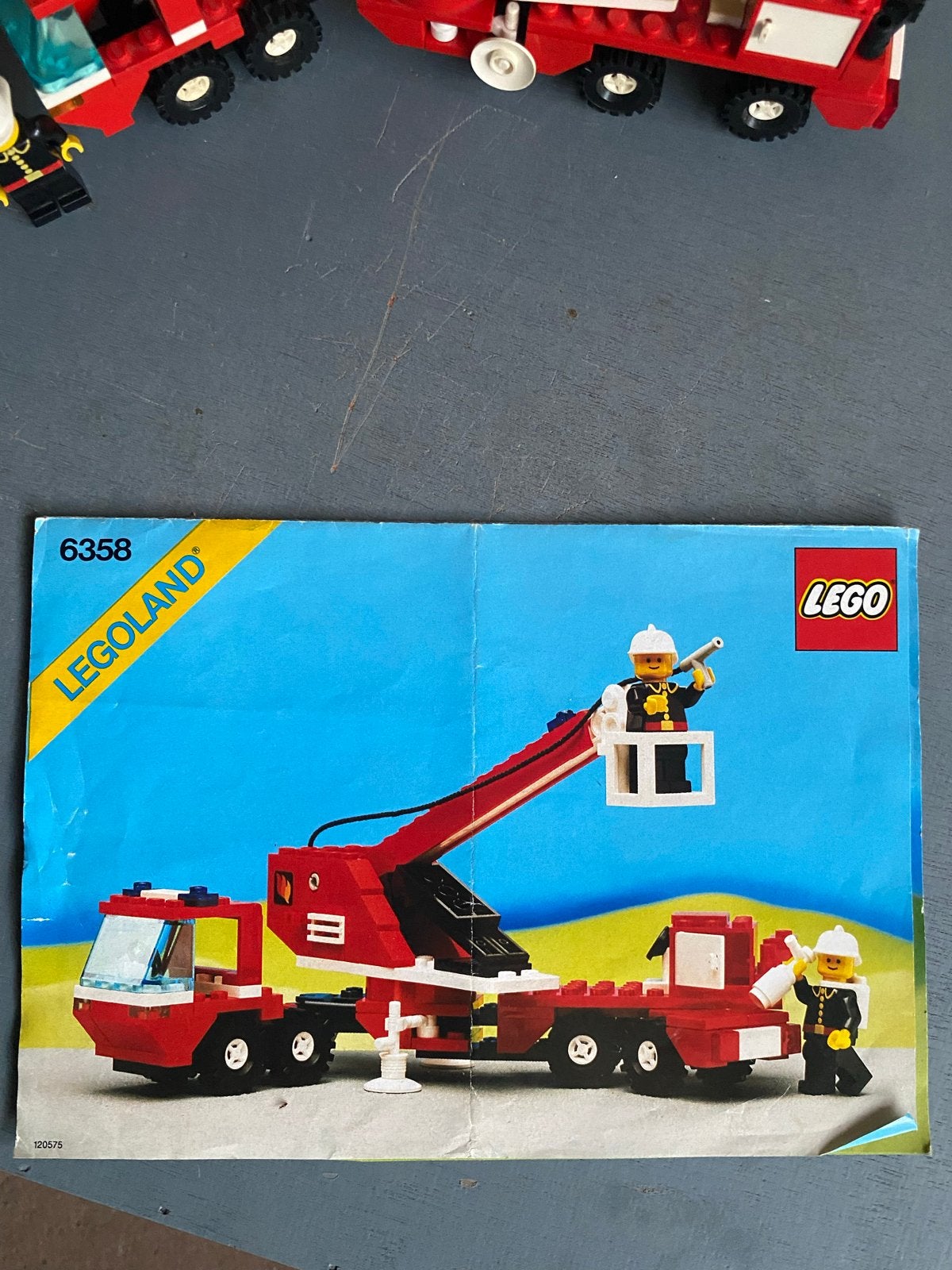 LEGO Legoland 6358 Brandweerwagen met hoogwerker, Ophalen, Gebruikt, Overige merken