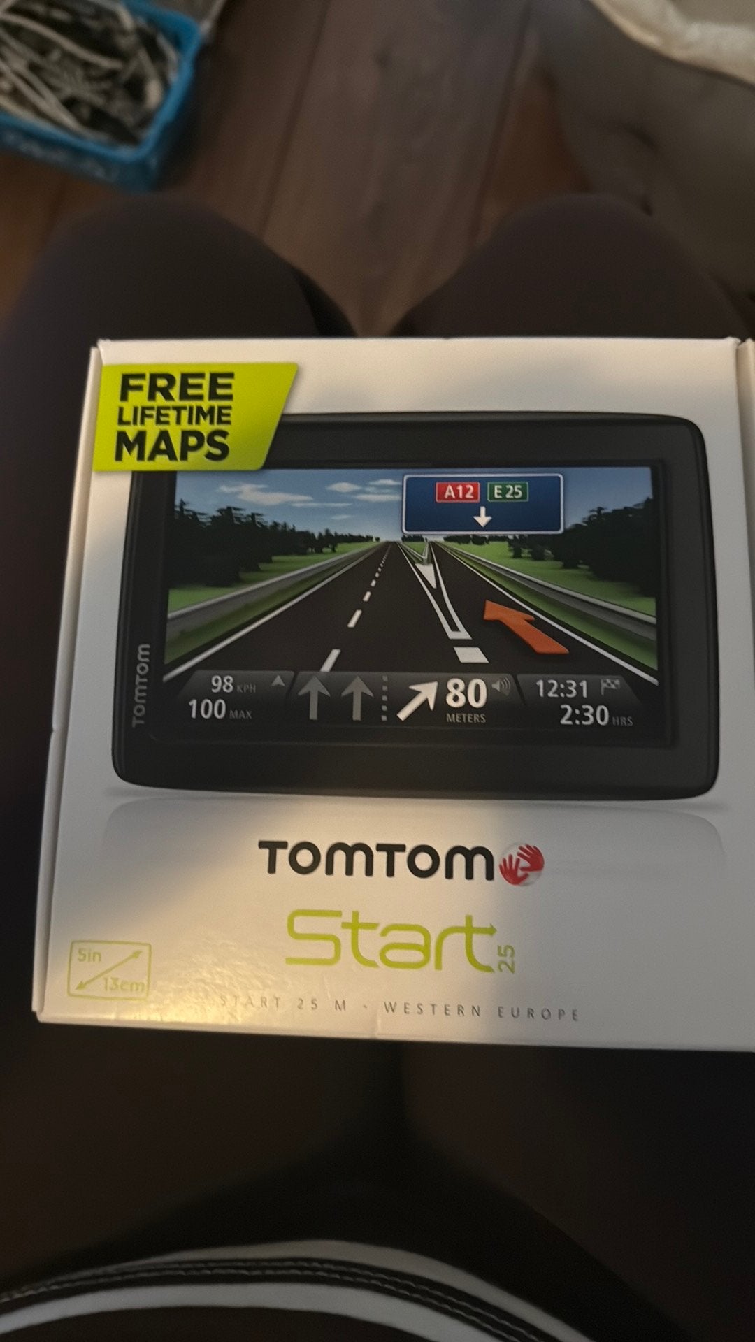 TomTom start 25m - western europe, Ophalen of Verzenden, Gebruikt