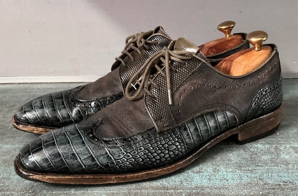Giorgio. Leren schoenen. Mt 43., Bruin, Giorgio, Ophalen of Verzenden, Zo goed als nieuw