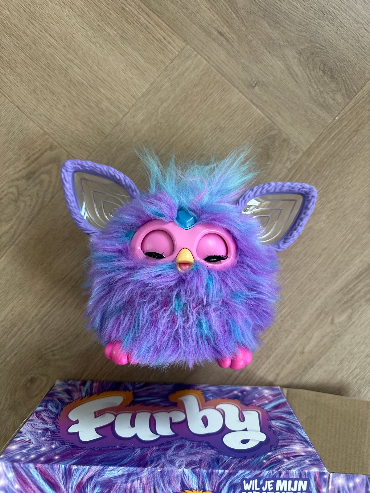 Furby Interactief Speelgoed - Paars/Blauw, Ophalen of Verzenden, Zo goed als nieuw, Jongen of Meisje
