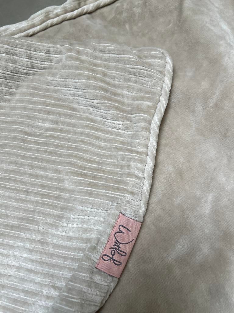 Witloforkids Wiegdekentje Beige, Ophalen, Zo goed als nieuw, 70 tot 85 cm, Deken