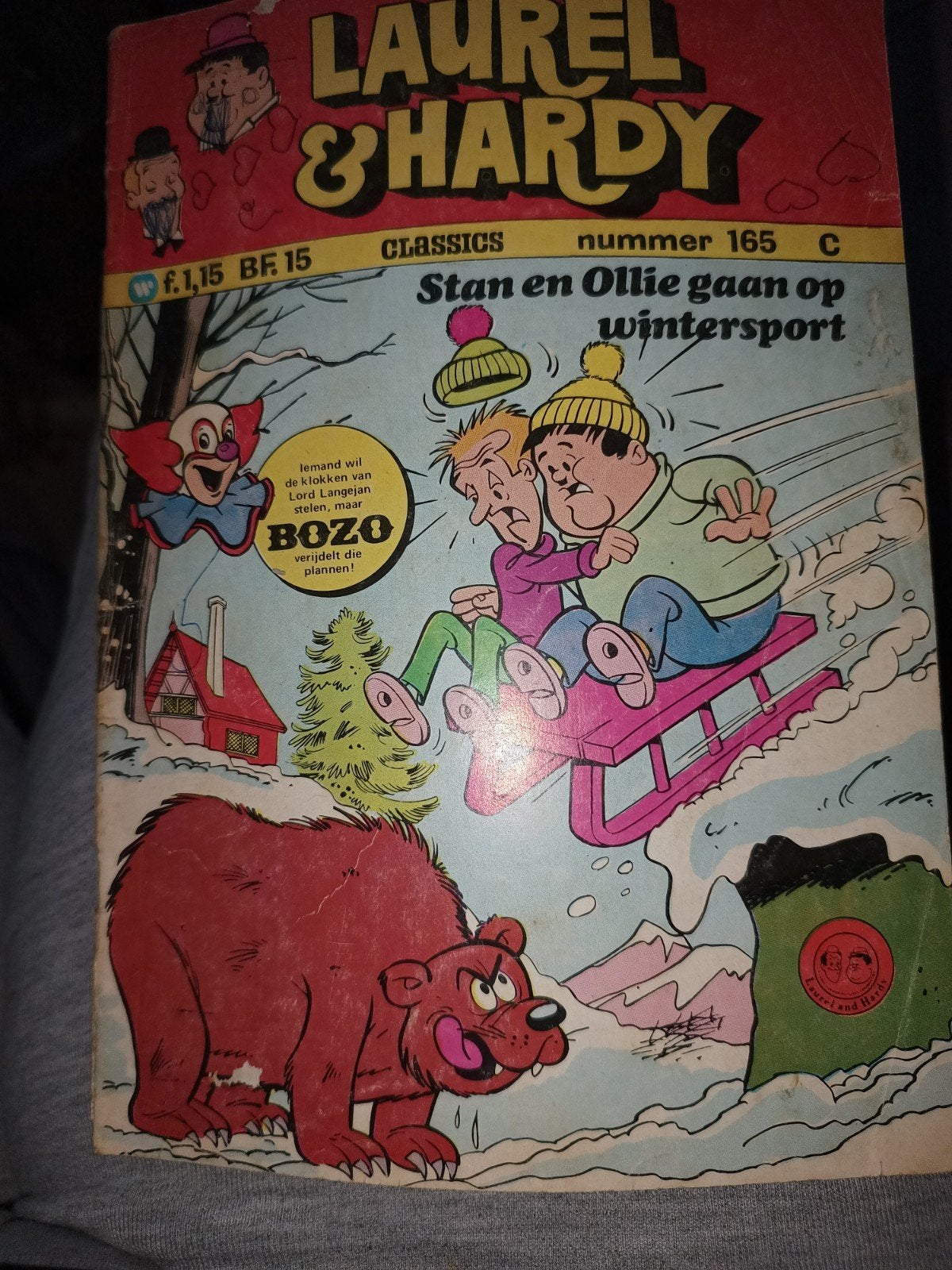 Laurel en Hardy, Eén stripboek, Ophalen of Verzenden, Gelezen