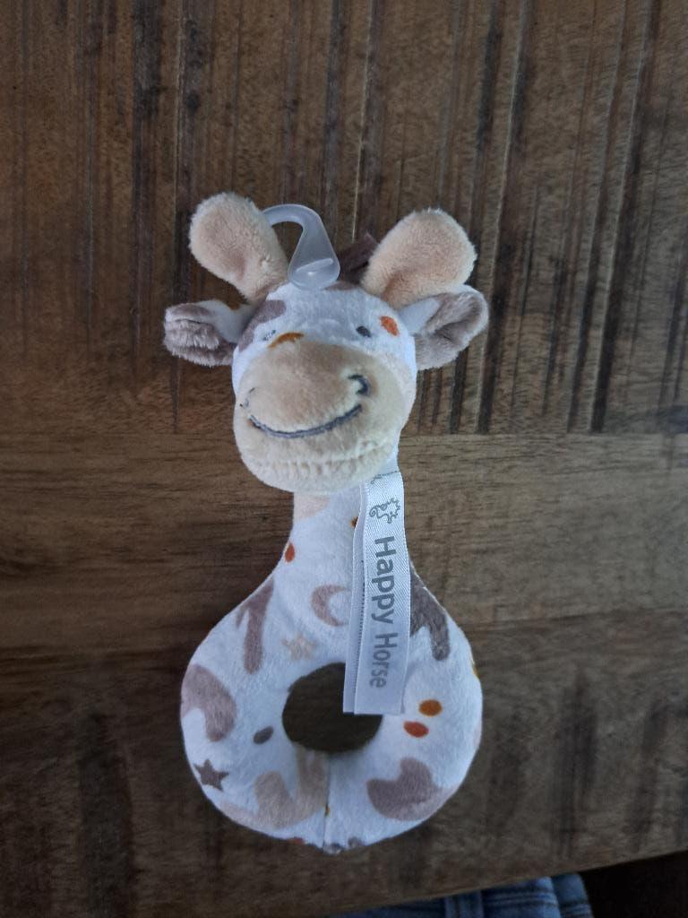 giraf rammelaar (Happy Horse), Ophalen of Verzenden, Nieuw, Rammelaar, Met geluid