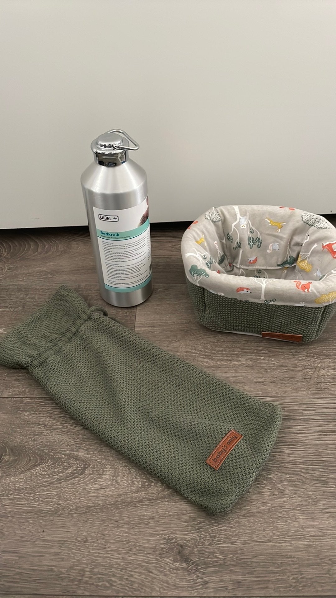 baby's only kruikenzak en mand + kruik, Ophalen, Zo goed als nieuw