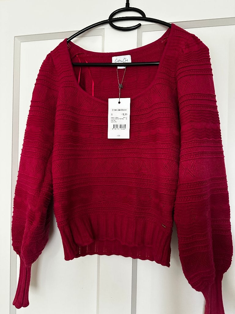 Nieuwe roze damestrui, Ophalen, Nieuw, Roze, Maat 36 (S)