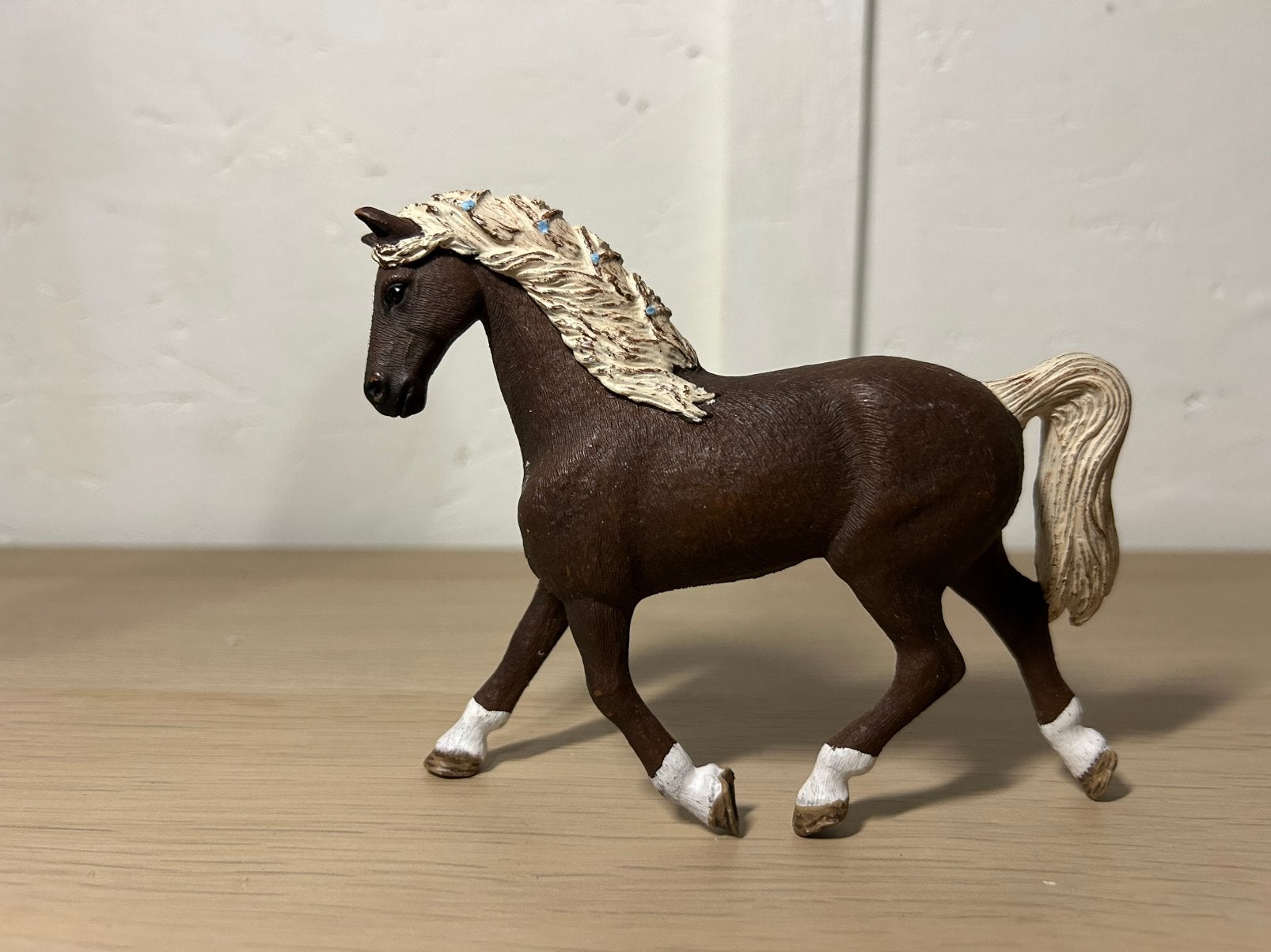Schleich holsteiner, Verzamelen, Ophalen of Verzenden, Zo goed als nieuw, Paard, Beeldje of Figuurtje