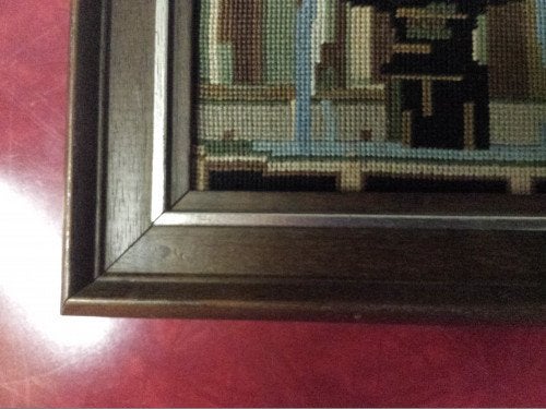 schilderij vaticaan geborduurd, Ophalen of Verzenden, 'T Olde Gre-j, Info@toldegrej.nl, Endepoelstraat 20f Didam