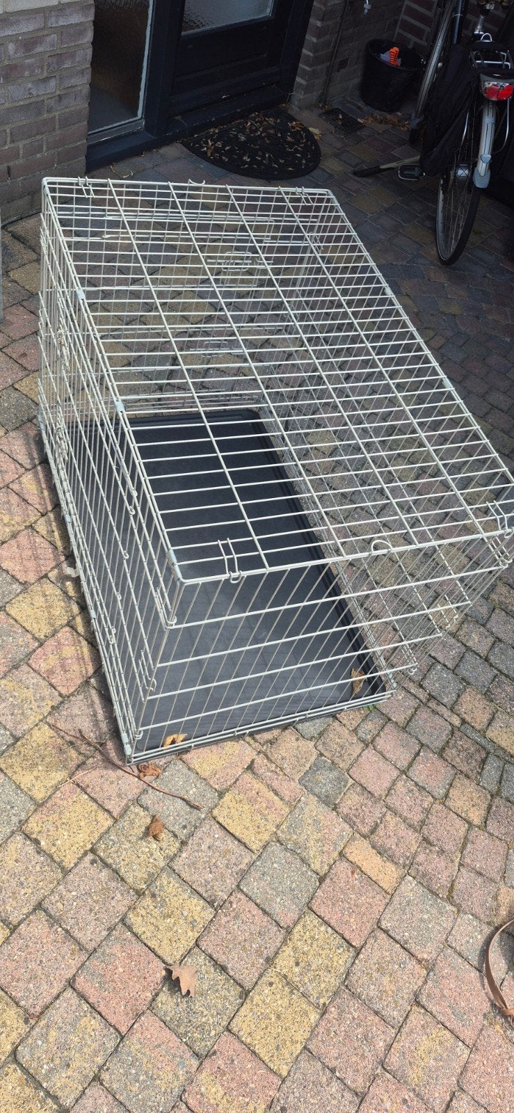 honden bench grijs, Ophalen, Gebruikt