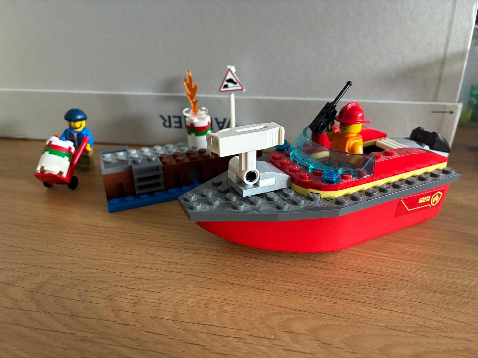 Lego brandweerboot 60213, Verzenden, Zo goed als nieuw, Lego, City