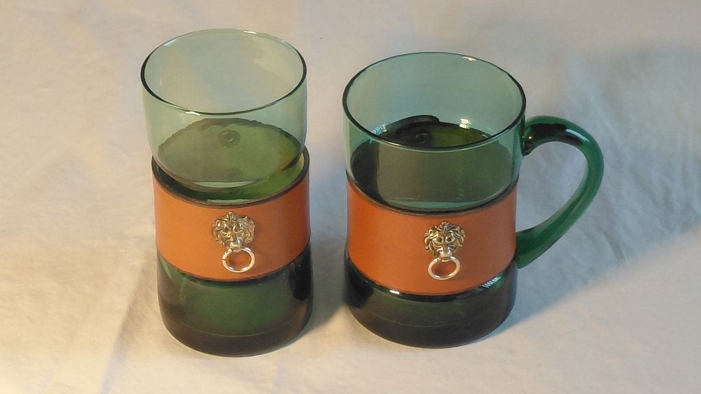 Vintage barglas en -beker, Antiek en Kunst, Ophalen of Verzenden