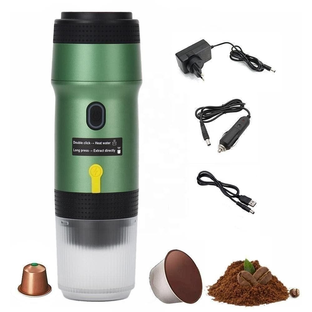 Draagbare 3-in-1 Koffiemachine op accu!, Witgoed en Apparatuur, Koffiezetapparaten, Nieuw, Gemalen koffie, Ophalen of Verzenden