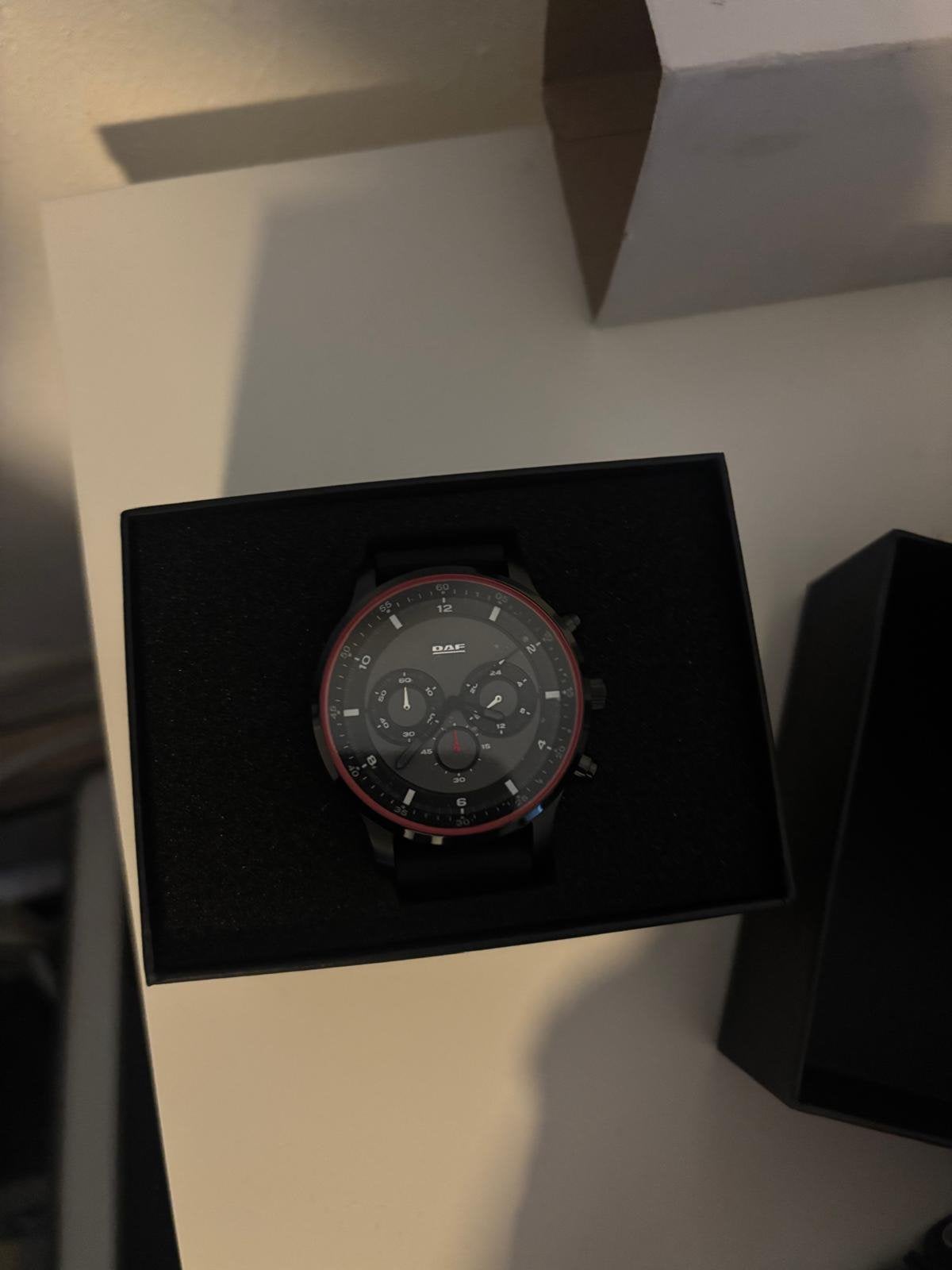 Daf horloge M004631 - Stijlvol en functioneel, Sieraden, Tassen en Uiterlijk, Overige merken, Staal, Polshorloge, Overige materialen