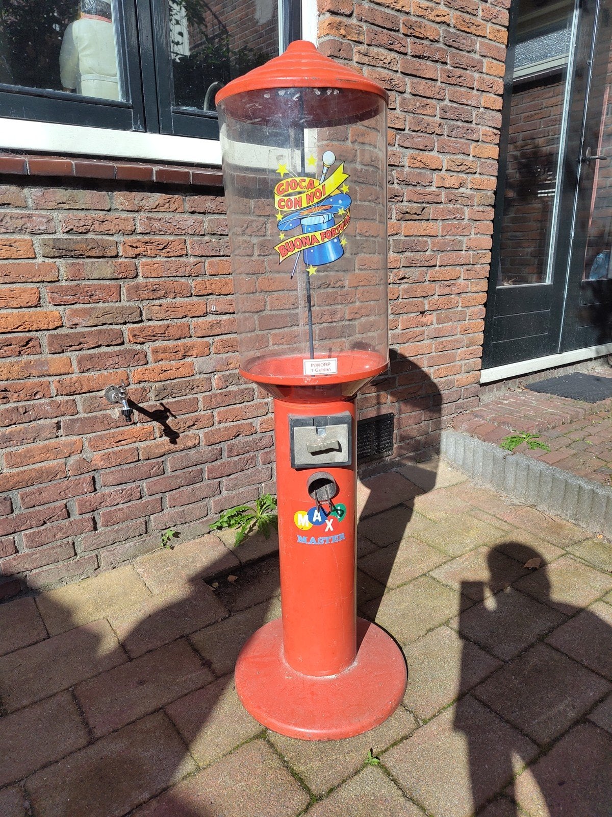 Vintage snoepautomaat / kauwgomballenautomaat, Verzamelen, Ophalen, Gebruikt