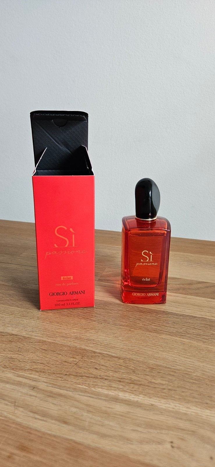 Giorgio Armani Sì Passione Éclat Eau de Parfum 100ml, Ophalen of Verzenden, Gebruikt