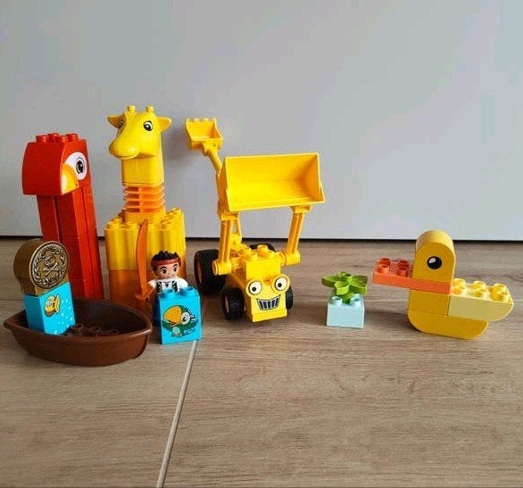 DUPLO dieren piraat graafmachine auto eend