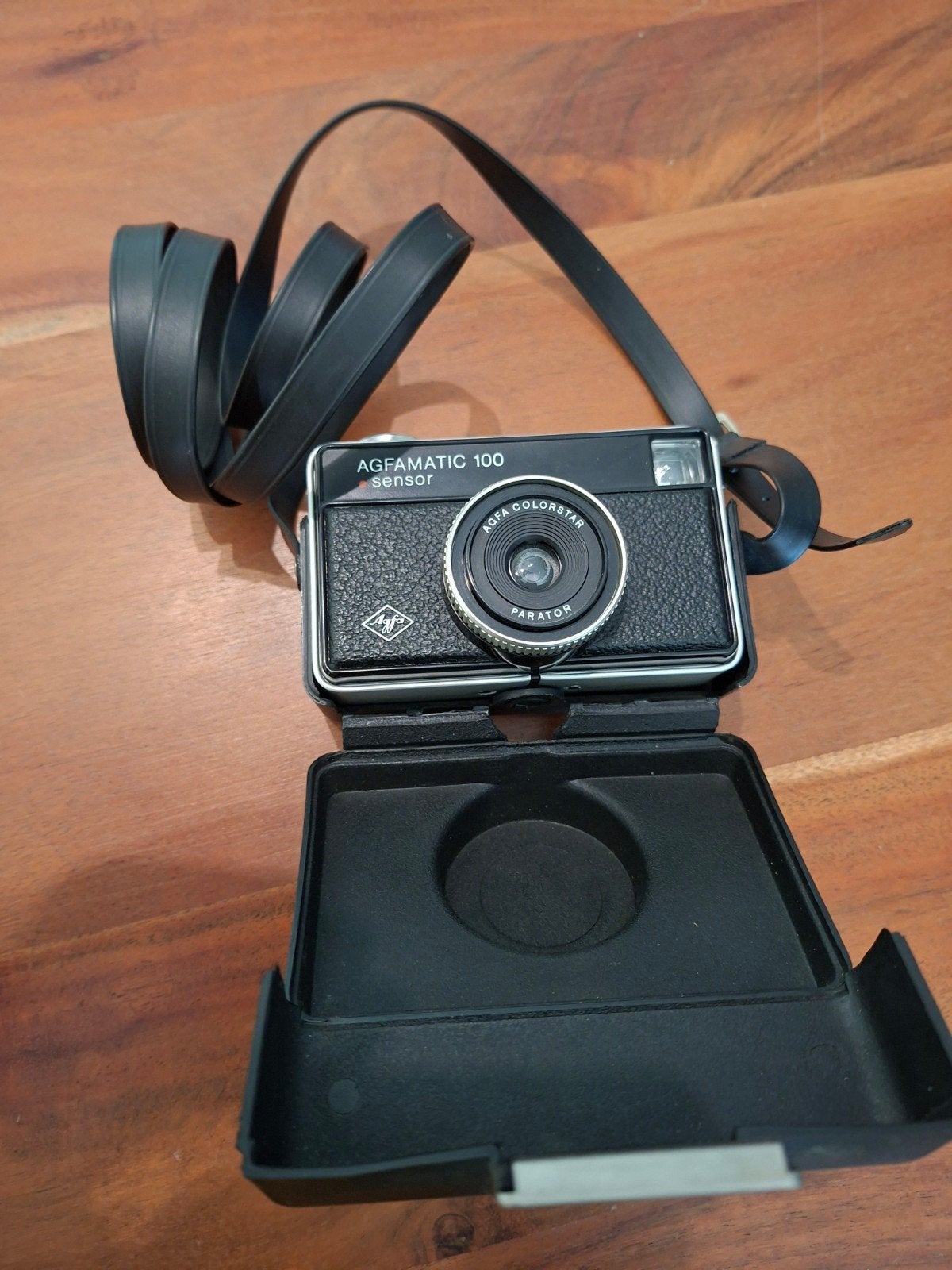 Agfamatic 100 Sensor camera met Agfa Colorstar Parator lens, Ophalen of Verzenden, Gebruikt, Compact, Overige Merken